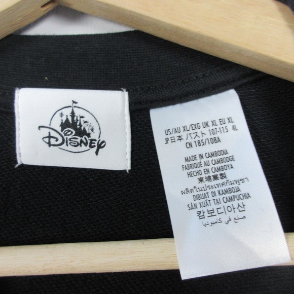 Disney Minnie Mouse Space Pullover Sweatshirt Women XL Black Oversized Vtg 456 - Picture 3 of 11